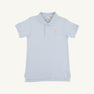 Prim & Proper Polo & Onesie - Buckhead Blue with Bellport Butter Yellow Stork
