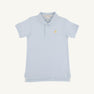Prim & Proper Polo & Onesie - Bardstown Blue with Bellport Butter Yellow Stork