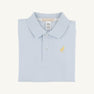 Prim & Proper Polo & Onesie - Bardstown Blue with Bellport Butter Yellow Stork
