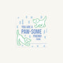 Valentine Cards - Puppy Paw-ty with Beale Street Blue (Digital Download)