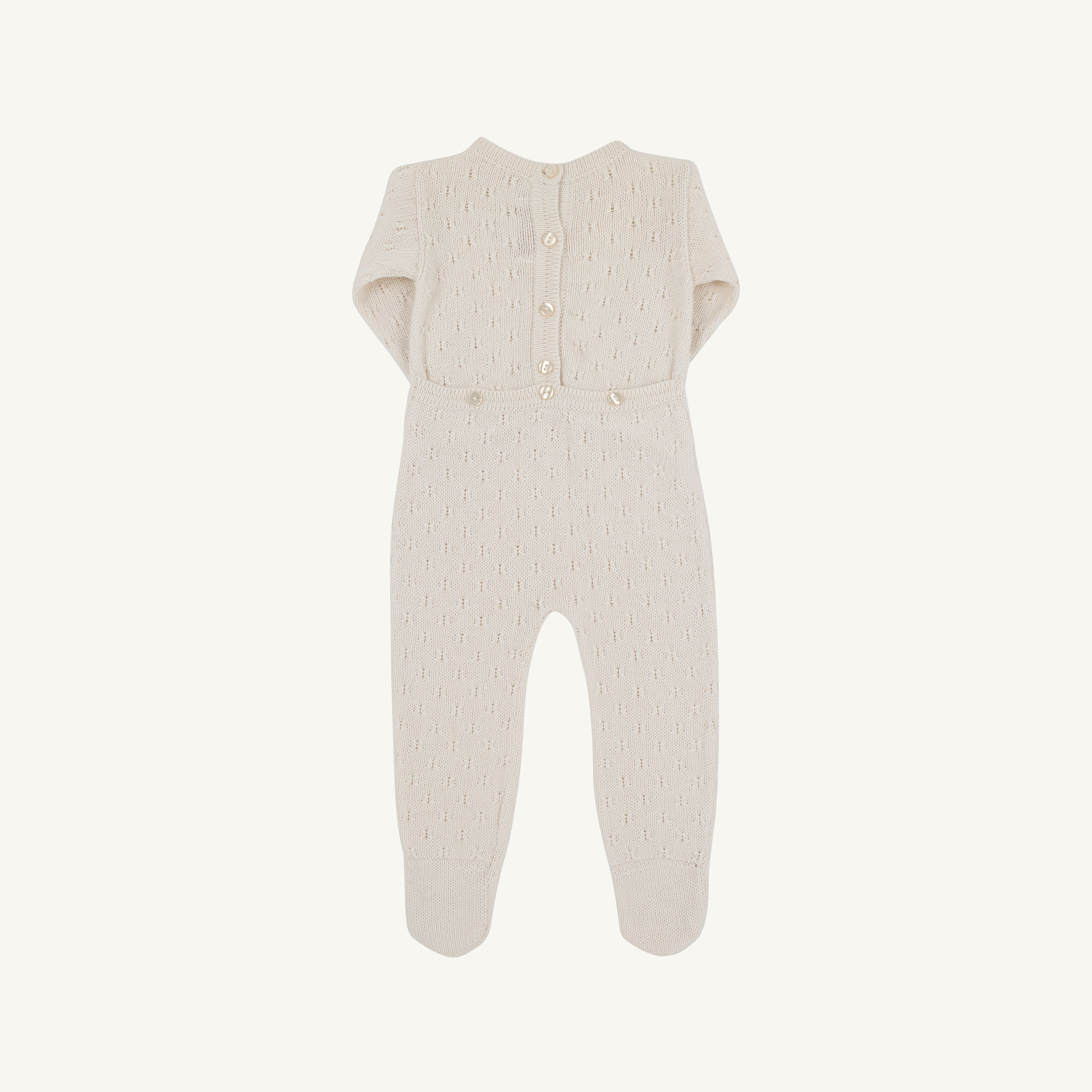 【ё BIOTOP】knit rompers Ramsey Romper - Palmetto Pearl