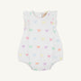 Ruehling Ruffle Bubble - Bitty Bows (Worth Avenue White)