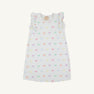 Ruehling Ruffle Dress - Bitty Bows (Worth Avenue White)