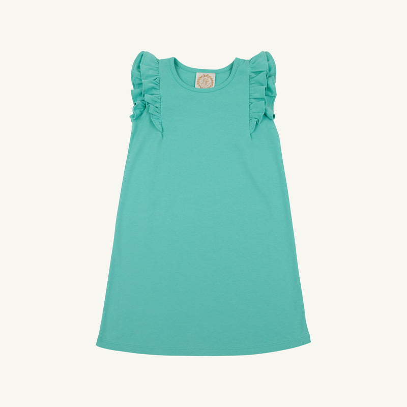 Ruehling Ruffle Dress - Turks Teal