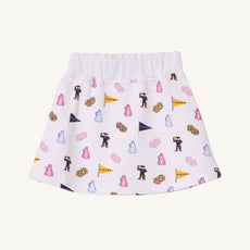LSU Searcy Skort - Tenacious Tigers with Worth Avenue White
