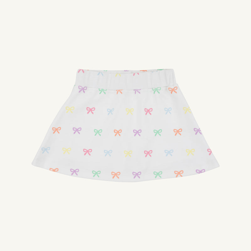 Searcy Skort - Bitty Bows (Worth Avenue White)