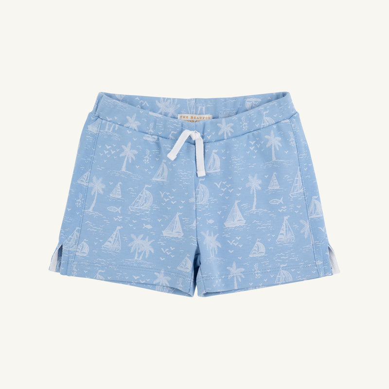 Shaefer Shorts - Bay Side Boats with Worth Avenue White