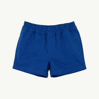 Embroidery result for: Sheffield Shorts - Rockefeller Royal with Nantucket Navy Stork
