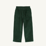 The Sheffield Pants by The Beaufort Bonnet Company feature Grier Green corduroy with a Gray Bay Brown Stork detail, an elastic waistband, and straight legs—perfect for fall activities. Shown here on a plain white background.