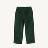 The Sheffield Pants by The Beaufort Bonnet Company feature Grier Green corduroy with a Gray Bay Brown Stork detail, an elastic waistband, and straight legs—perfect for fall activities. Shown here on a plain white background.
