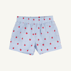Sheffield Shorts - Apple of My Eye with Wood Boat Blue Stork