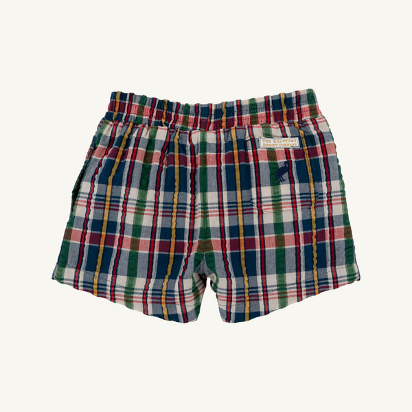 Sheffield Shorts - Gramercy Park Plaid Seersucker