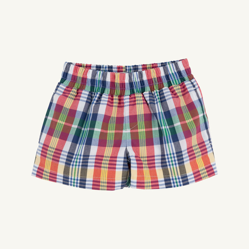 Sheffield Shorts - Montpelier Plaid with Richmond Red Stork