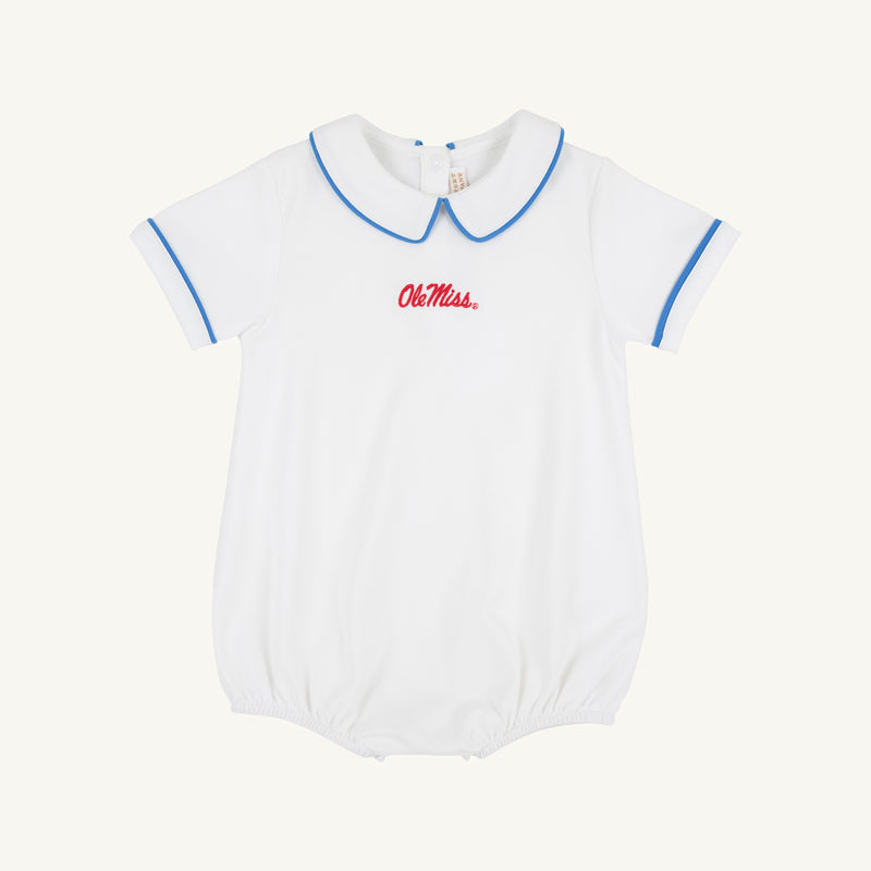 Ole Miss Short Sleeve Biltmore Bubble - Worth Avenue White