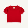 Short Sleeve Maude's Sweater - Richmond Red