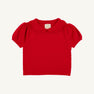 Short Sleeve Maude's Sweater - Richmond Red