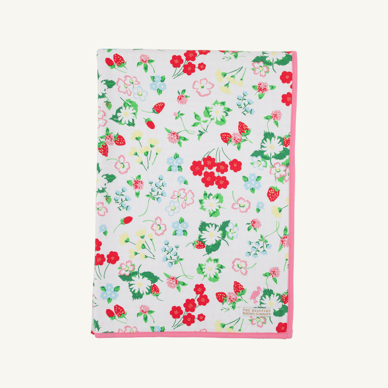 Silent Night Throw - Berry Sweet & Richmond Red Gingham