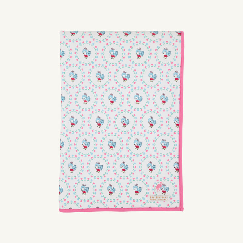 Silent Night Throw - Flock Together with Winter Park Pink