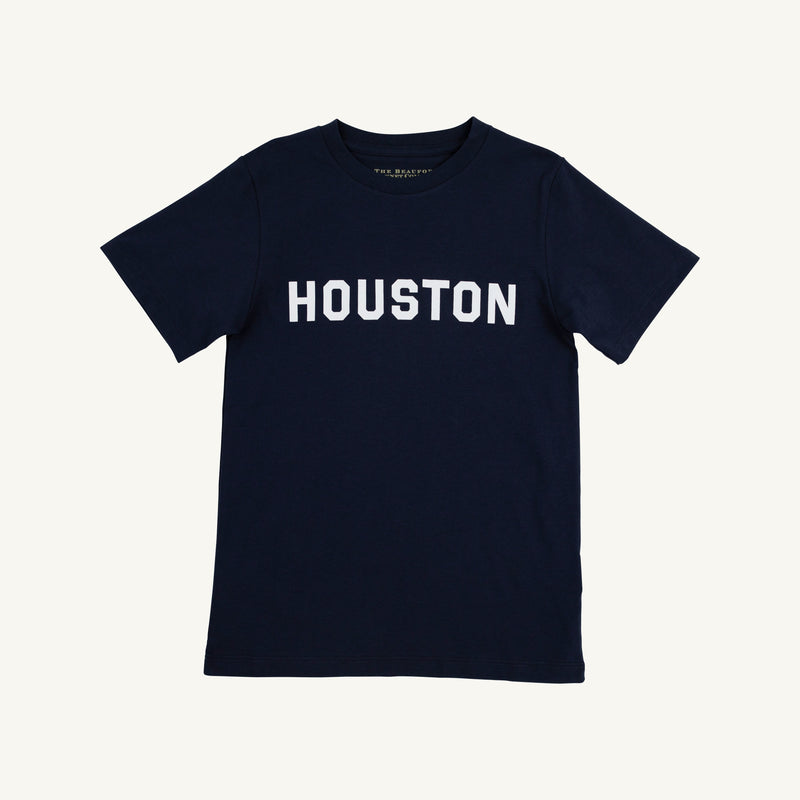Sir Proper's City Hopper T-Shirt - Nantucket Navy with Worth Avenue White Houston