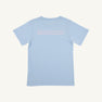 Sir Proper City Hopper T-Shirt - Beale Street Blue with Palm Beach Pink Naples