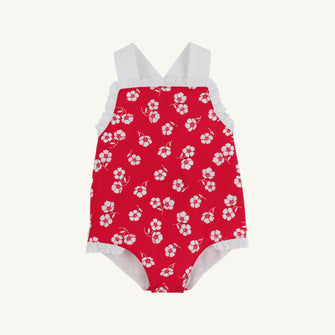 Embroidery result for: Sisi Sunsuit - Fairfax Flowers with Worth Avenue White