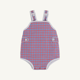 Embroidery result for: Skipper Sunsuit - Lawn Party Plaid