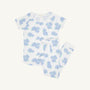 Stay In Bed Set (Women's) - Happiest Hydrangeas with Worth Avenue White