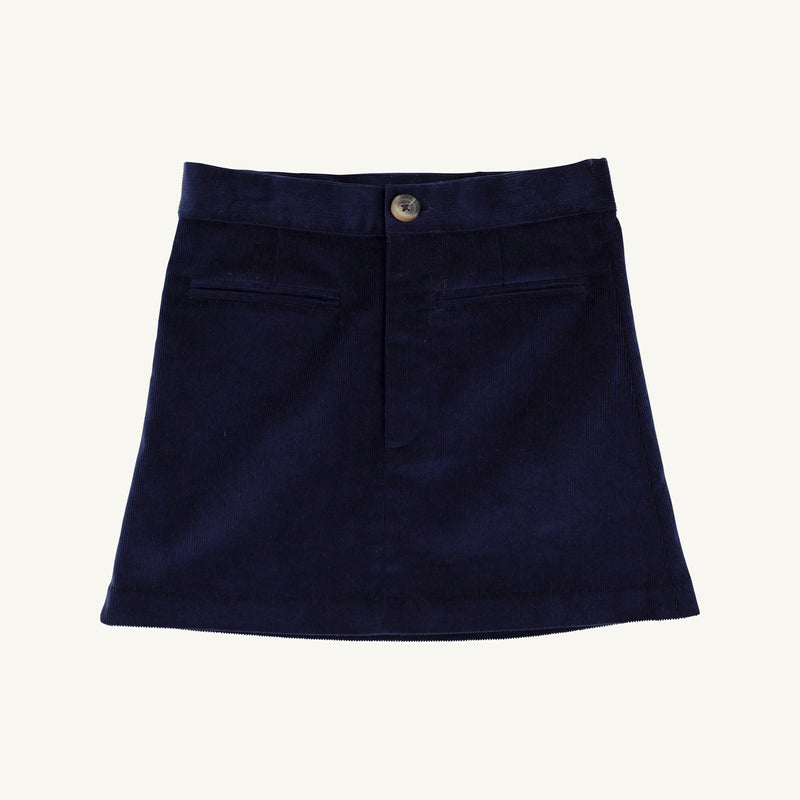 Stevi Skirt - Nantucket Navy Corduroy