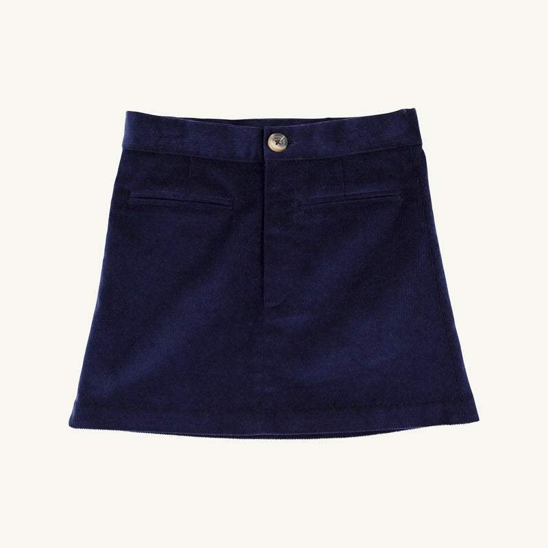 Stevi Skirt - Nantucket Navy Corduroy
