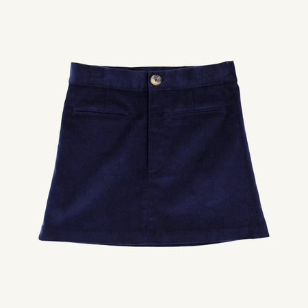 Stevi Skirt - Nantucket Navy Corduroy