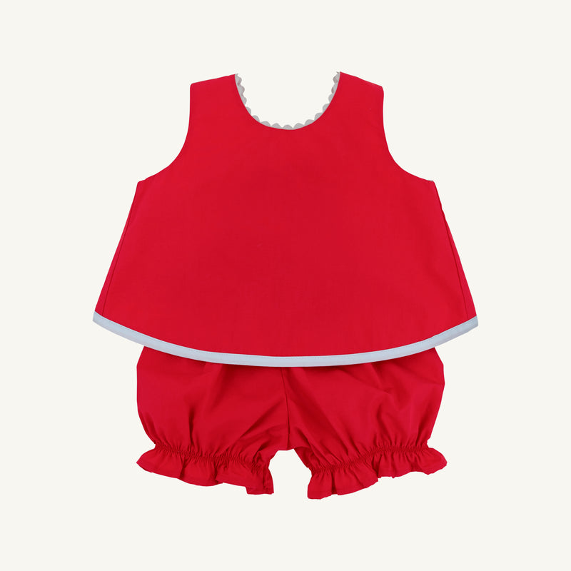 Susanne Swing Top Set - Richmond Red with Nantucket Navy