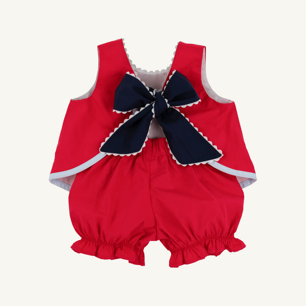 Susanne Swing Top Set - Richmond Red with Nantucket Navy & Beale Street Blue