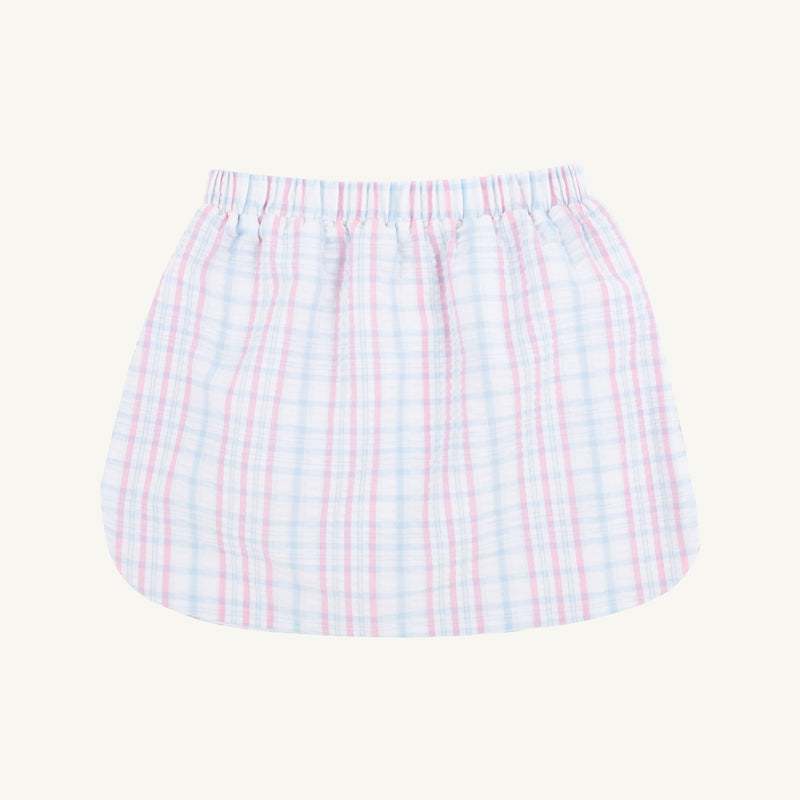 Susanne Skirt - Beale Street Blue and Hamptons Hot Pink Sewanee Seersucker