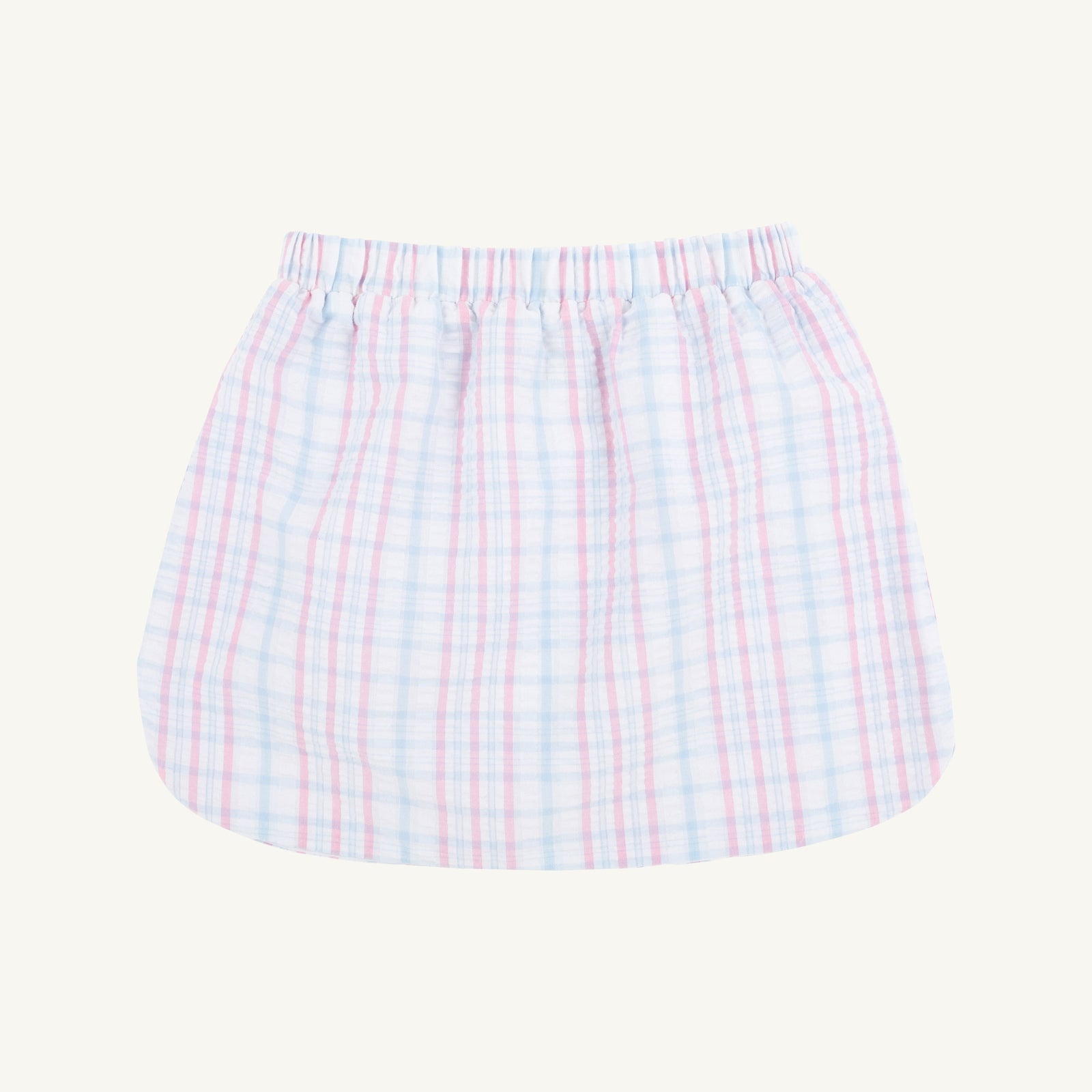 Prepletic™ Cindy Skort - Beale Street Blue Seersucker with Worth Avenue White