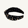 T.B.B.C. x Lele Sadoughi Knotted Headband (Women) - Newport Night with Gold Bows