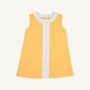 Daisy Dress - Yates Avenue Yellow with Worth Avenue White