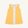 Daisy Dress - Yates Avenue Yellow with Worth Avenue White