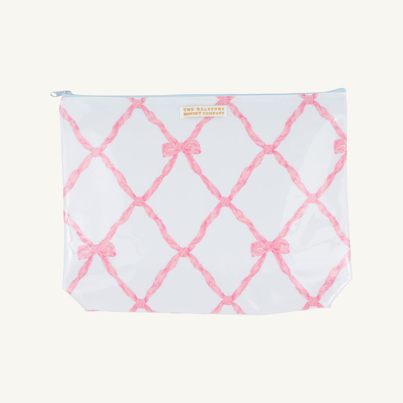 Duchess Ditty Bag - Belle Meade Bow with Buckhead Blue