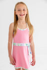 Prepletic™ Teggy Tennis Dress - Hamptons Hot Pink with Gaston Street Garden
