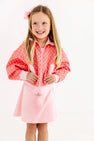 Prepletic™ Jules Jacket - Mill Street Manor Mini Floral with Sandpearl Pink