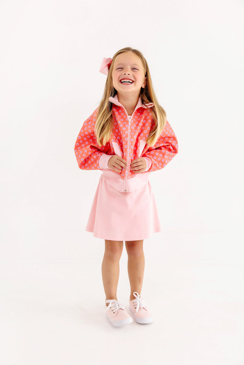 Prepletic™ Jules Jacket - Mill Street Manor Mini Floral with Sandpearl Pink