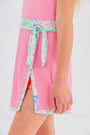 Prepletic™ Teggy Tennis Dress - Hamptons Hot Pink with Gaston Street Garden