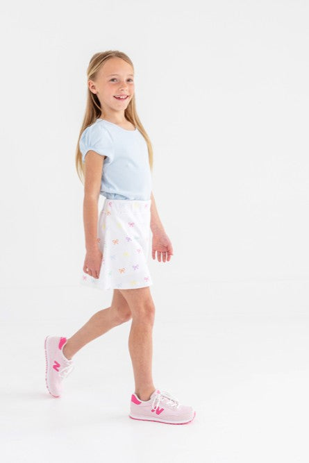 Searcy Skort - Bitty Bows (Worth Avenue White)