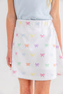 Searcy Skort - Bitty Bows (Worth Avenue White)