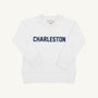 Sir Proper City Hopper Sweatshirt - Worth Avenue White with Charleston