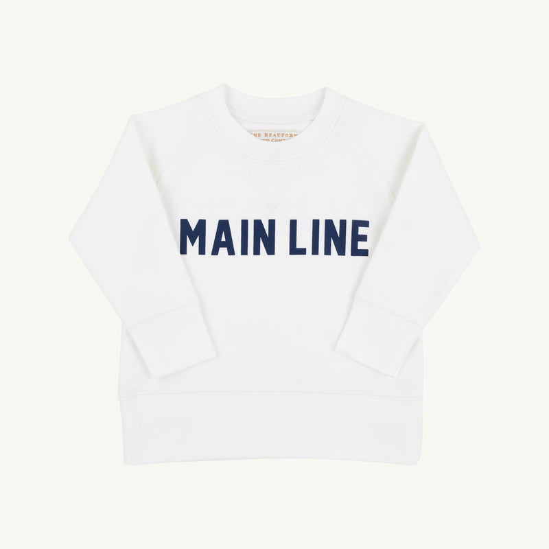 Sir Proper City Hopper Sweatshirt - Worth Avenue White Main Line