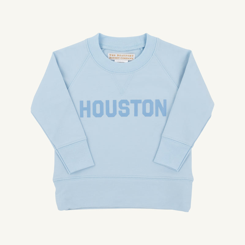 Sir Proper City Hopper Sweatshirt - Buckhead Blue with Barrington Blue Houston