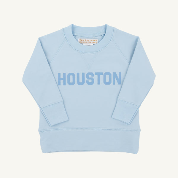 Sir Proper City Hopper Sweatshirt - Buckhead Blue with Barrington Blue Houston