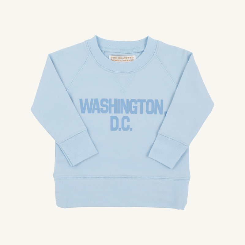 Sir Proper City Hopper Sweatshirt - Buckhead Blue with Barrington Blue Washington DC