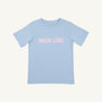 Sir Proper City Hopper T-Shirt - Beale Street Blue with Palm Beach Pink Main Line